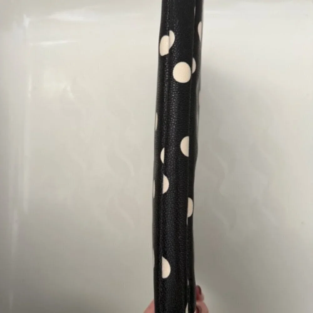 KATE SPADE Sunshine Dot Laptop Ipad Padded Sleeve Case Black White